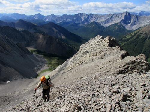 Clifton on the ridge above the hanging valley