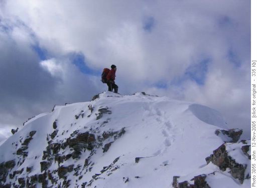 A summit on East End of Rundle