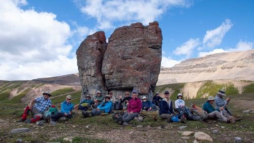 Rambler Lunch at Katherine Lake's Big Rock Rambler Lunch at Katherine Lake's Big Rock