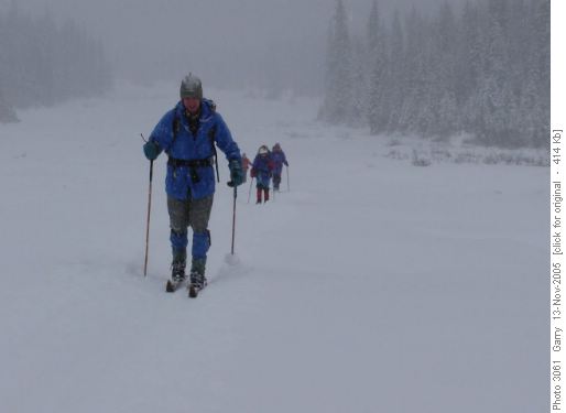 Near the toe of Robertson glacier