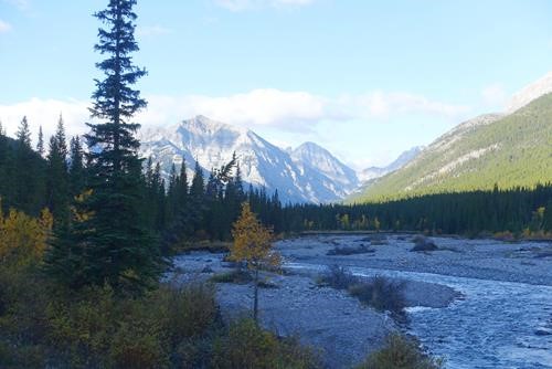The Little Elbow River and Mount Fullerton