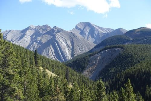 Big Elbow Valley; looking towards Cougar Mountain