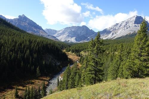 Looking west towards Elbow Lake and Elpoca