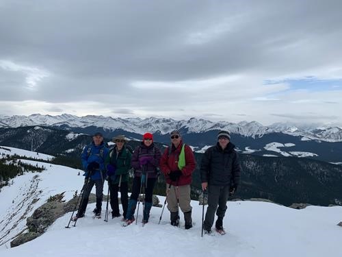 Ramblers on Cox Hill.