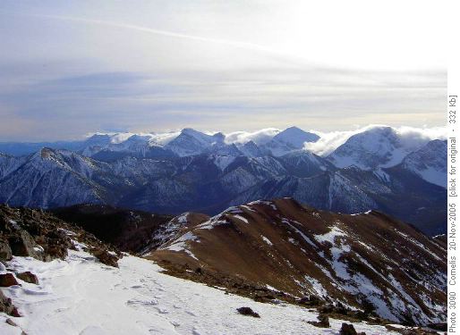 Looking SSW from Mt Lipsett Summit, Elk Range