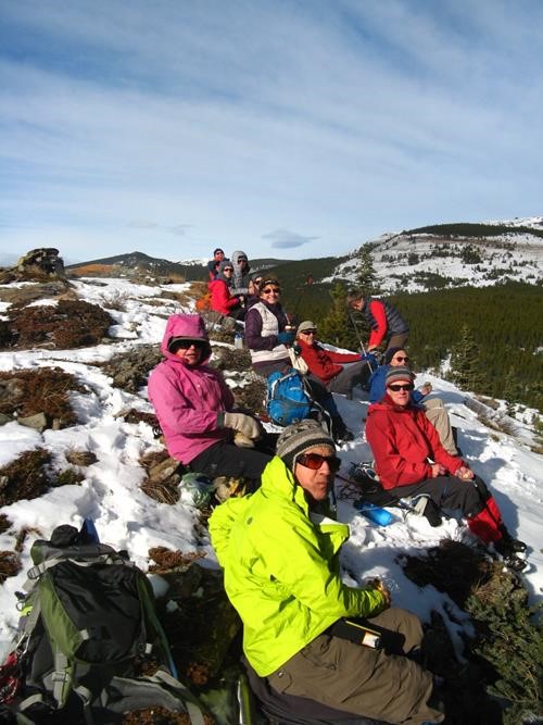 Lunch on S. Volcano ridge