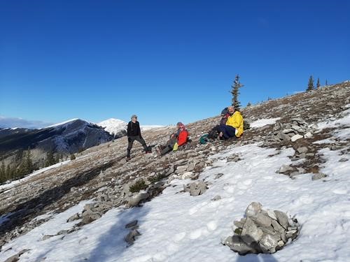 Lunch with the views on Prairie Mountain.