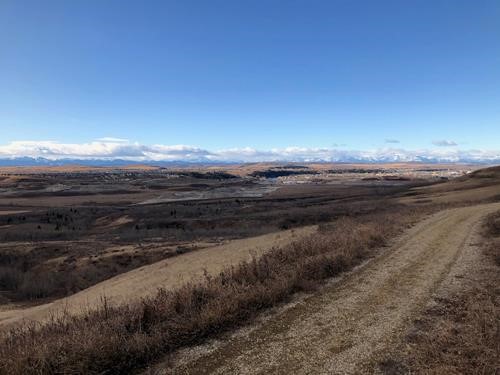 Chinook rotor clouds over the mountains