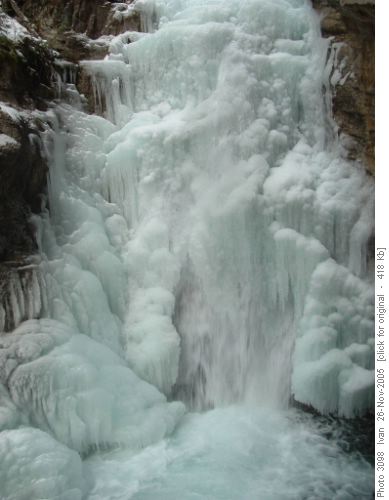 Johnston Canyon Waterfall