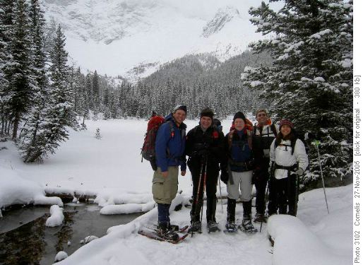 Cornelis, Mark, Greg, Andy and Lupita at Tombstone Lake