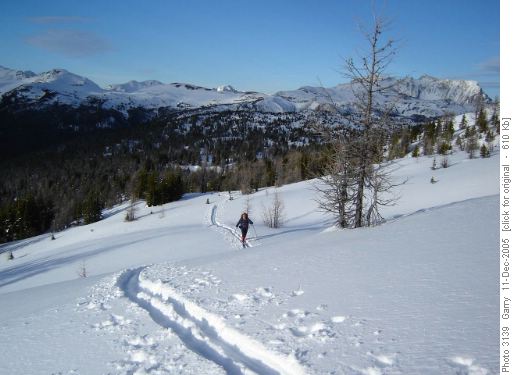 Spring skiing in December