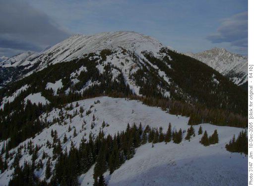 Looking north from the viewpoint towards Mount Kent.