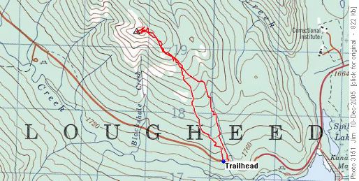 Kent Ridge Snowshoe Route