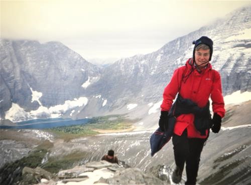 {223 r po} above Floe Lake, BC