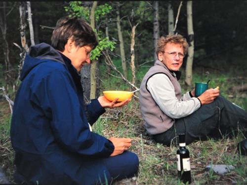 Ramblers dine in the Fitzsimmons Creek valley