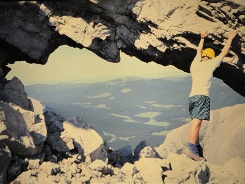 {680 ben wards} at the window on Compression Ridge