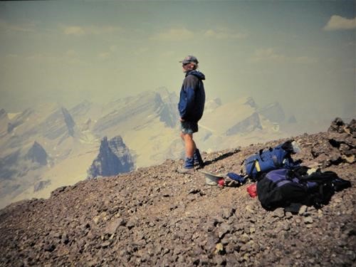 Benjamin on the summit of Mt.Willingdon Benjamin on the summit of Mt.Willingdon