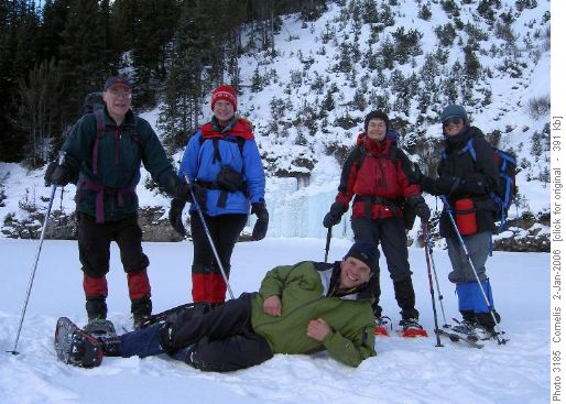 Bernie, Silvia, Brenda, Linda and Cornelis on Boom Lake