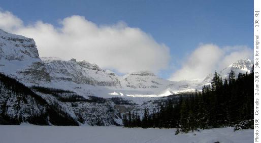 Boom Lake looking West to Consolation Pass