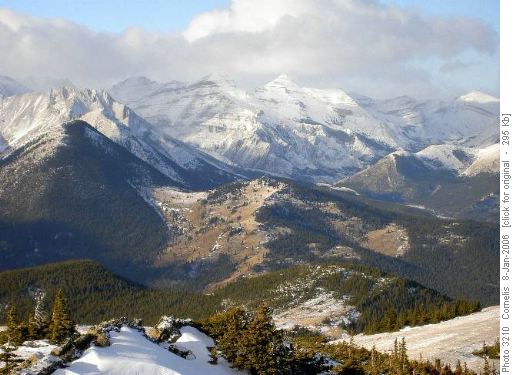 Looking WNW from Bull Ck Hills Summit