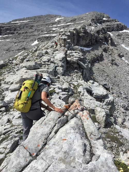 Fun scrambling along the ridge