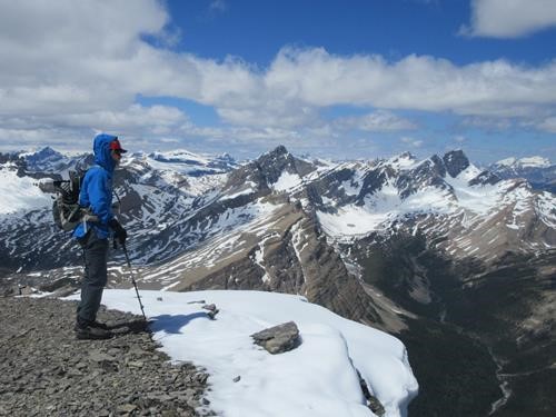 Bruce on the summit of Noseeum Peak