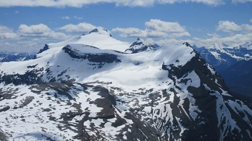 Mount Andromachie from the summit of Noseeum Peak