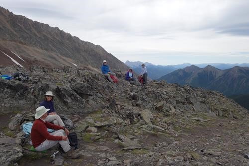 Lunch on Mt Lipsett