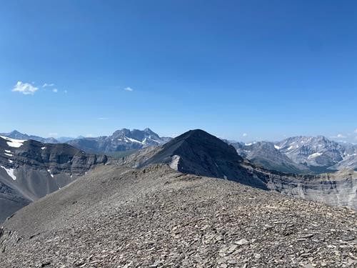 Cougar Mtn's true summit from the false one (photo courtesy Simon)
