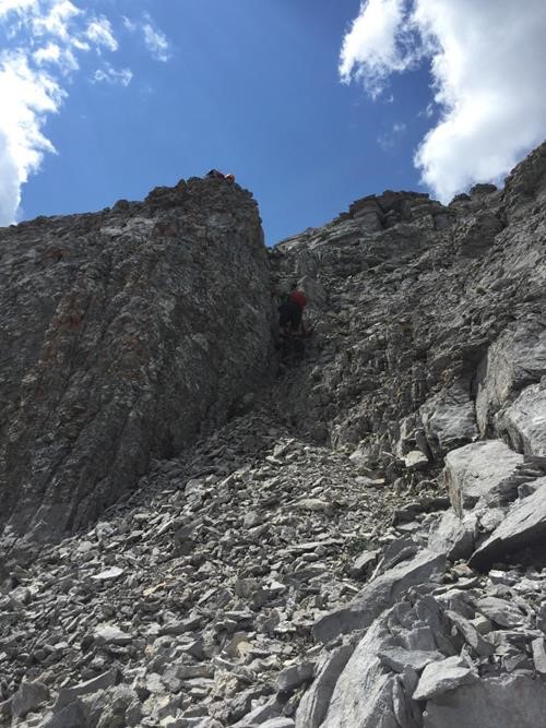 Downclimb on return