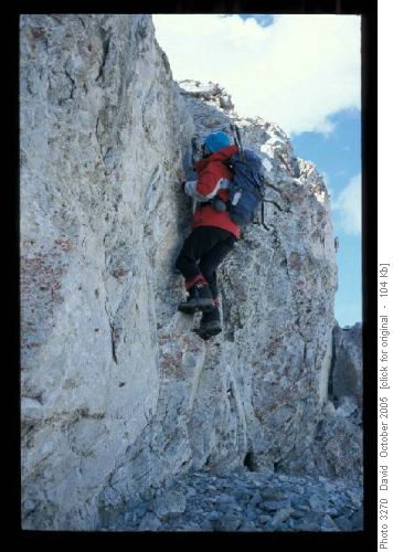 Mt Princess Margaret - Crux