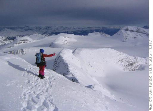 View from Mt Balfour3272m