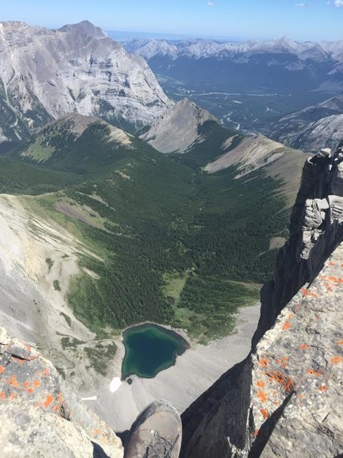 Fortress Lake below the summit