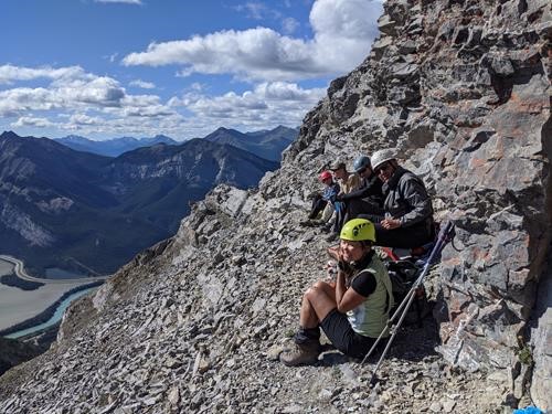 Rest Stop below high ridge