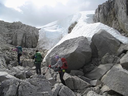 On the way up to the ridge