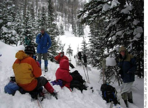 Lunch Time below Gibbon Pass