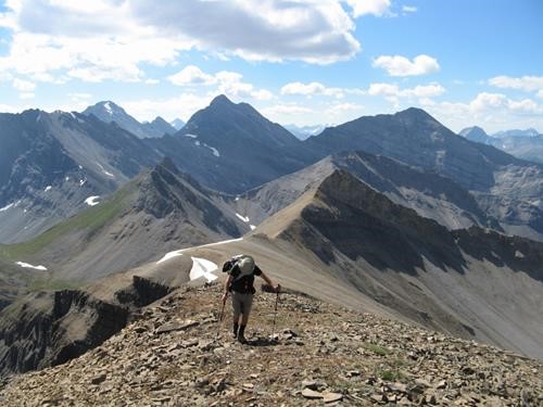 Last steps to the summit