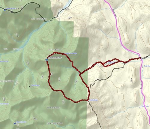Compression Ridge route