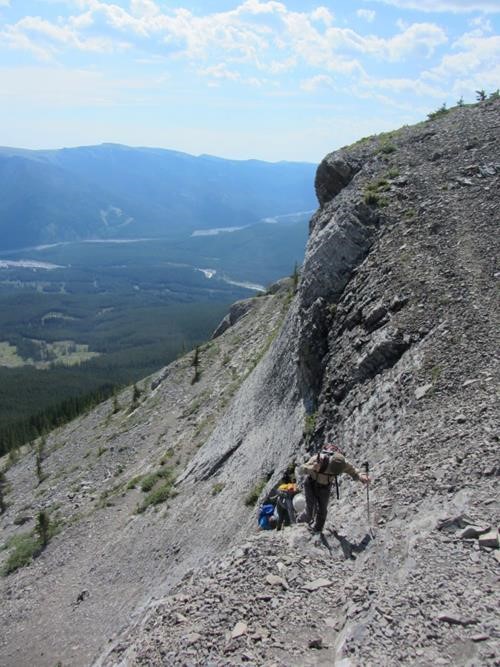 Clifton leads the way to the upper bench