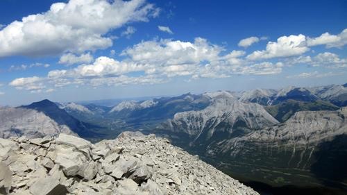 Looking down the Kananaskis Valley towards The Wedge