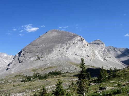 Mount James Walker from the plateau