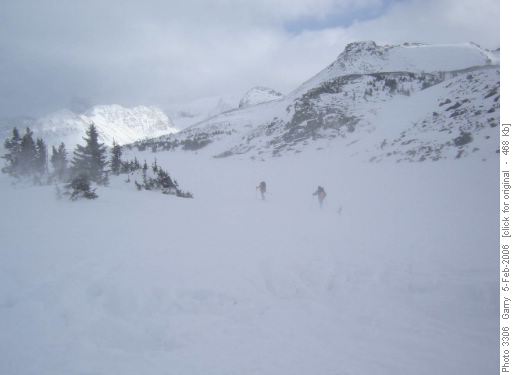 Crossing Ptarmigan Lake