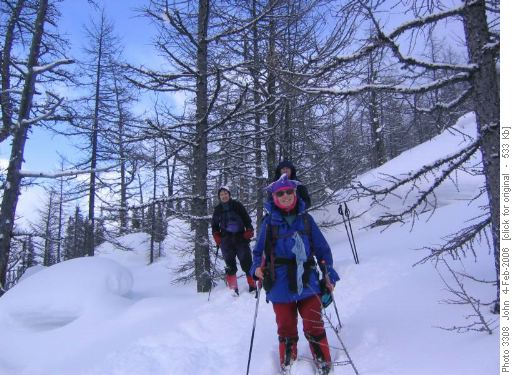 Traversing towards Lake O'Brien