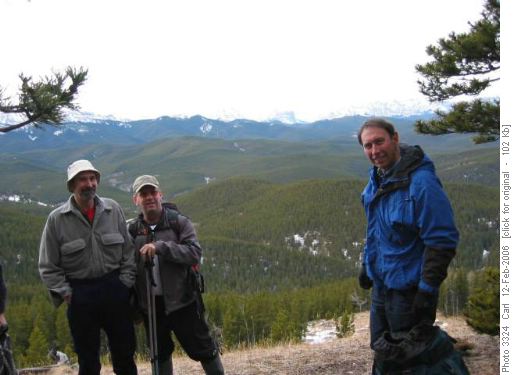 on the summit of Mount Dyson