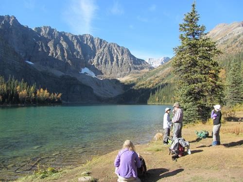 Rest stop at Taylor Lake