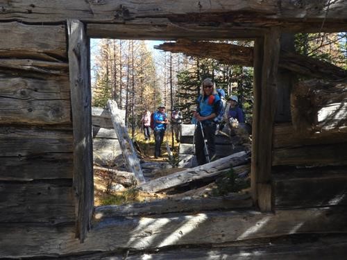 {206 Barb Mitchell} inspects the accommodations