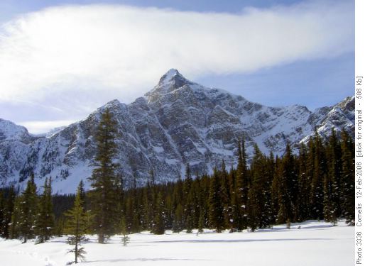 E-Face of Storm Mountain seen from Twin Lks Meadows