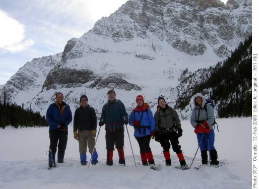 Cornelis, John, Bernie, Silvia, Craig and Sheila on Lower Twin Lake