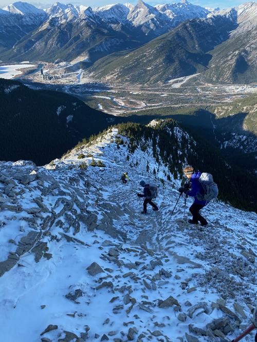 Ramblers descend on the Heart Mtn loop