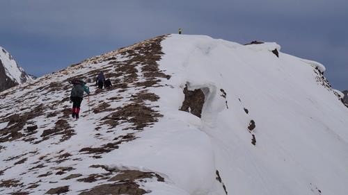 Almost at the top.
